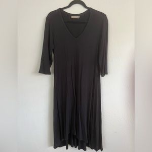 Jigsaw like new asymmetrical hem jersey like dress